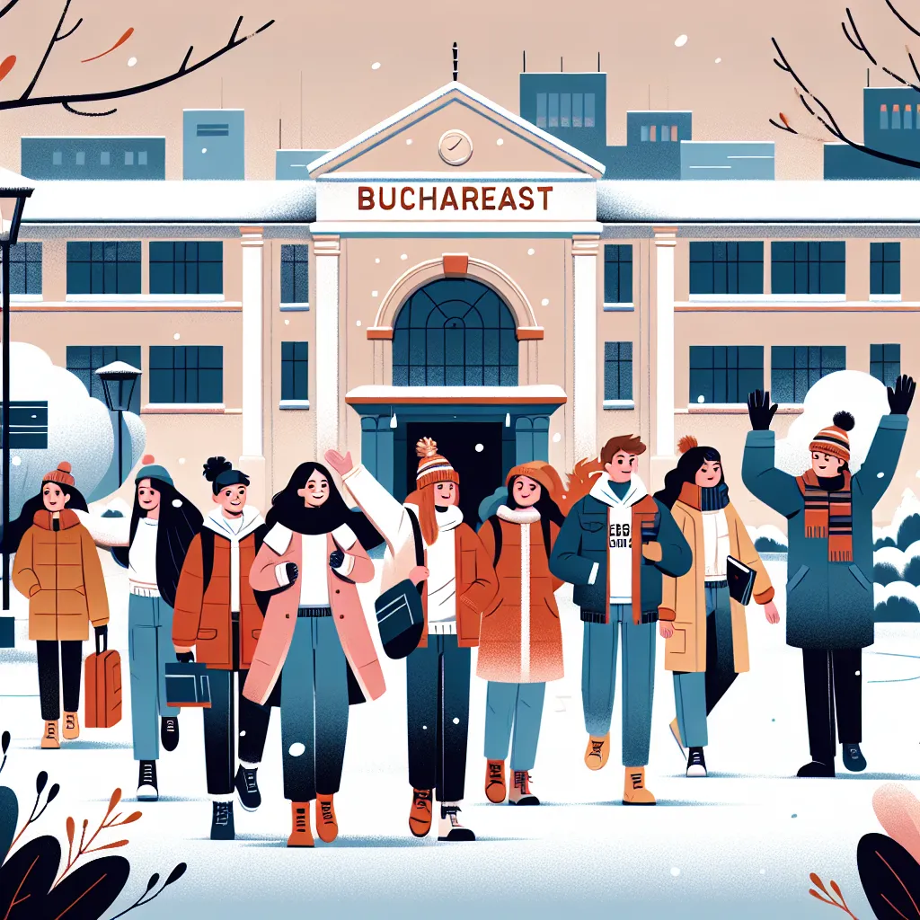 Bucharest Students Begin Winter Break This Friday