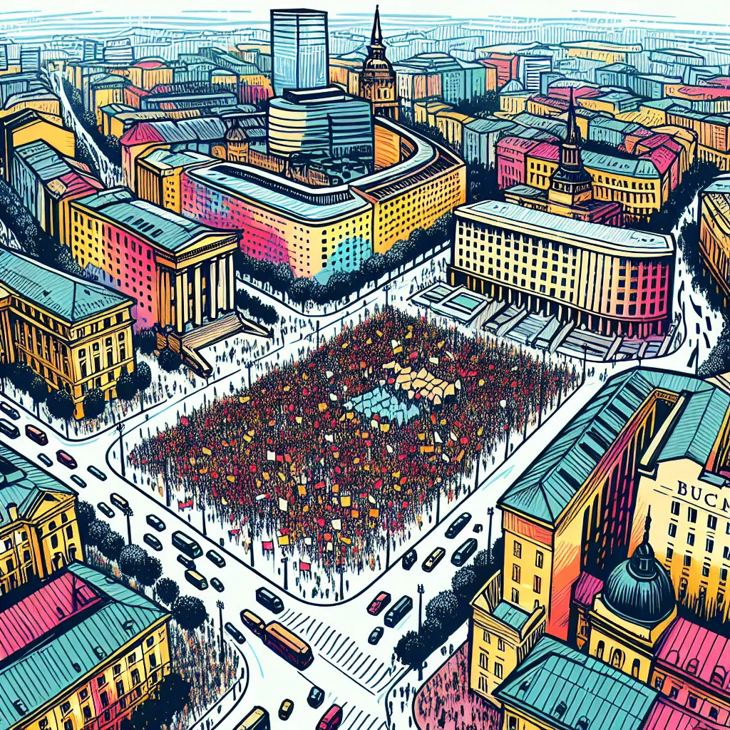 Mass Protest in Bucharest Over 'Ordonanța Trenuleț'